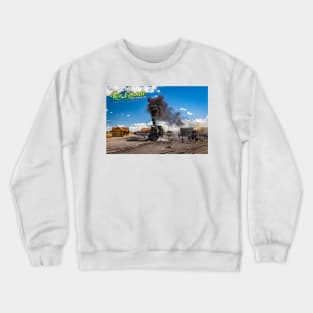 Rio Grande Southern 20 Steam Locomotive at Antonito Colorado Crewneck Sweatshirt